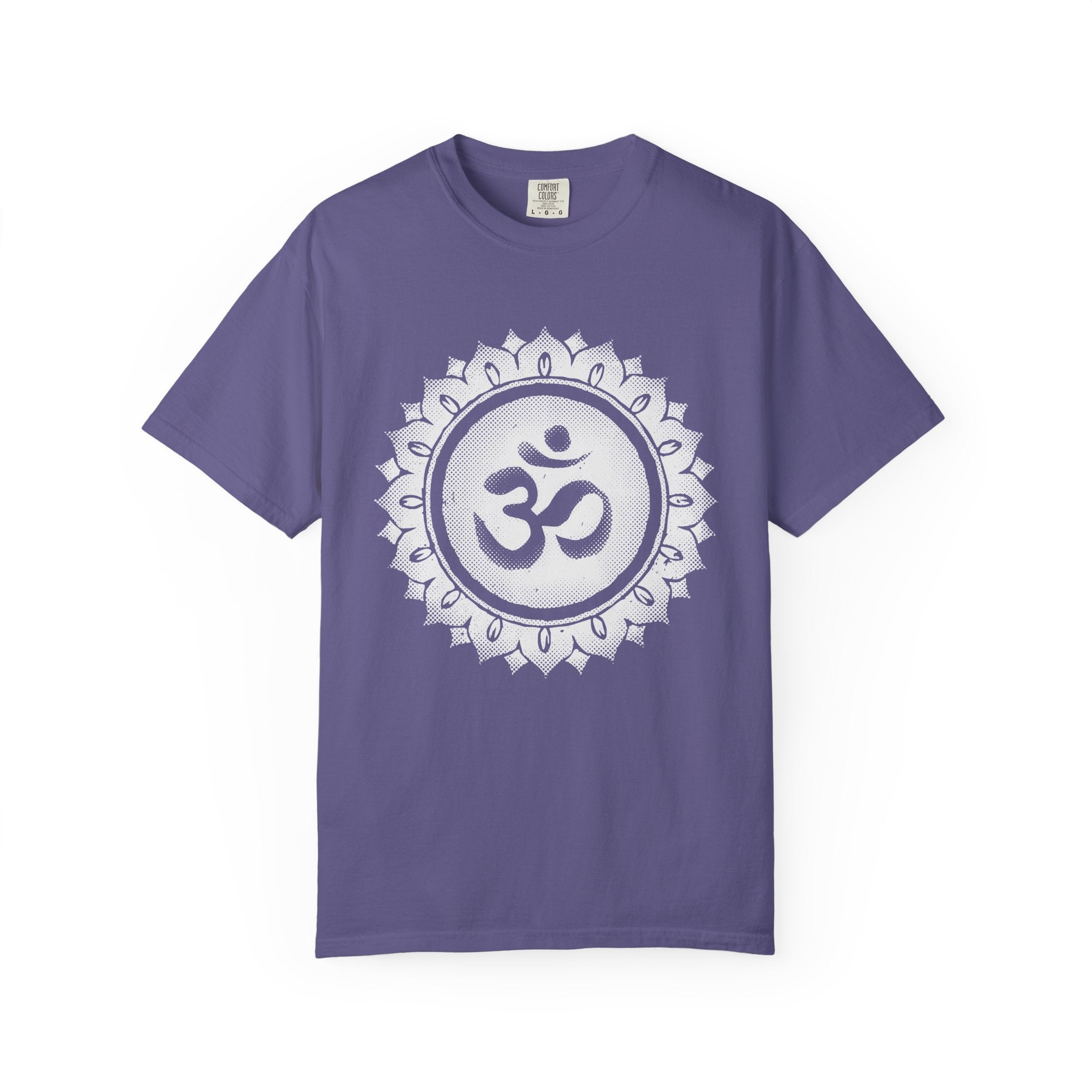 Om Sahasrara Crown Chakra Symbol Sacred Geometry Comfort Colors® Unisex T-Shirt
