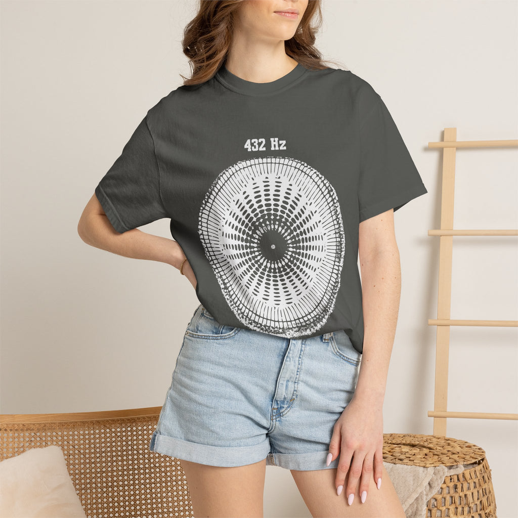 432 Hz Natural Tuning Cymatics Sacred Frequency Wellness Comfort Colors® Unisex T-Shirt