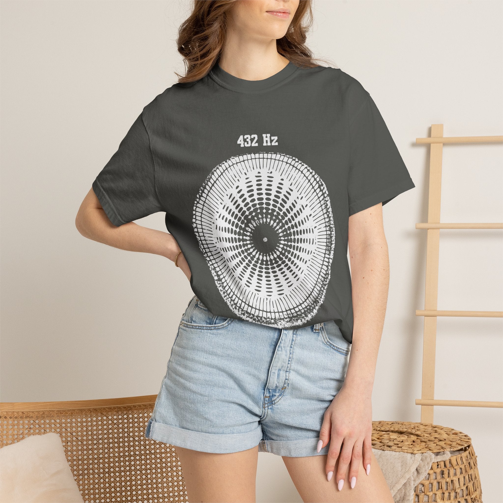432 Hz Natural Tuning Cymatics Sacred Frequency Wellness Comfort Colors® Unisex T-Shirt