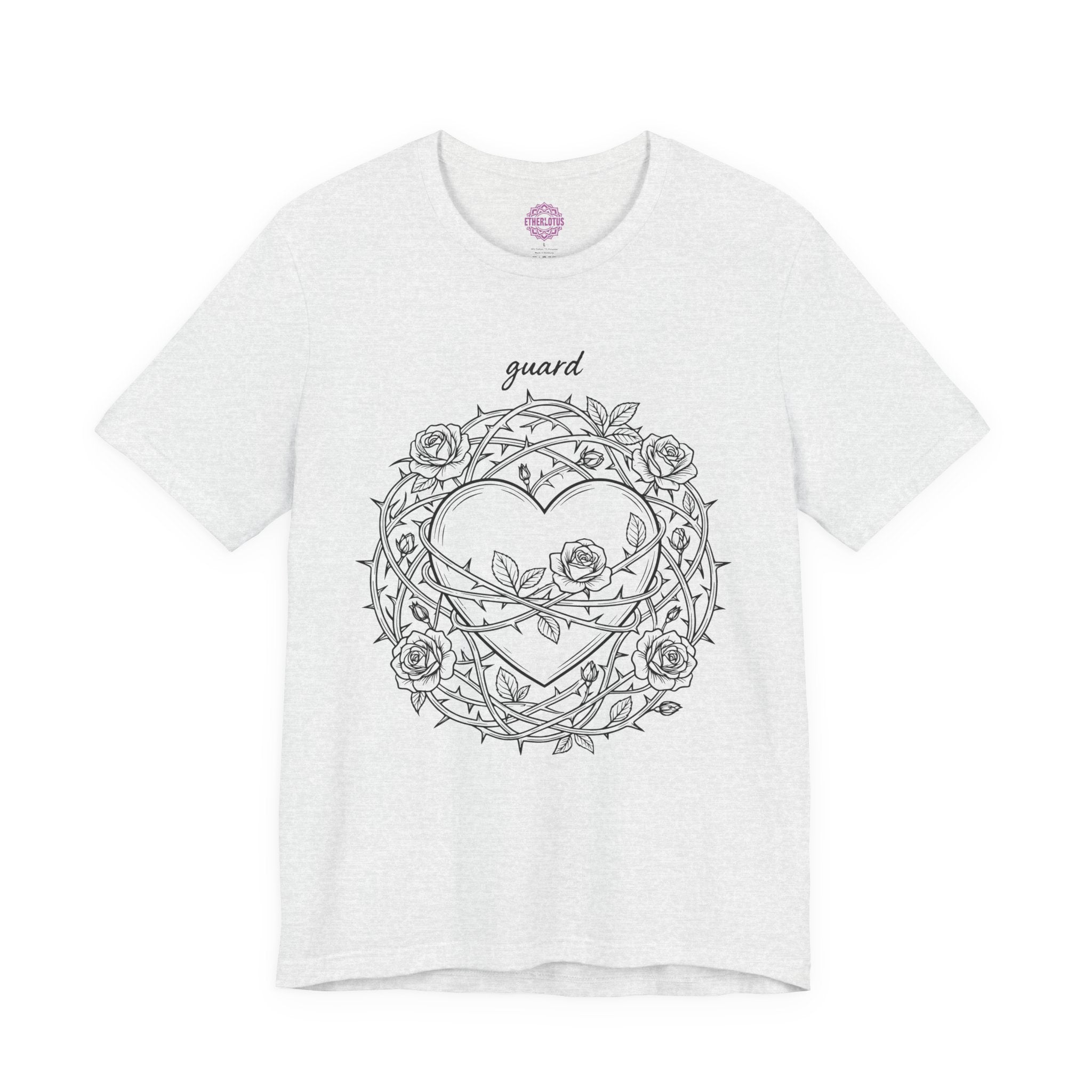 Guard Your Heart Rose Thorn Wreath Premium Unisex T-Shirt