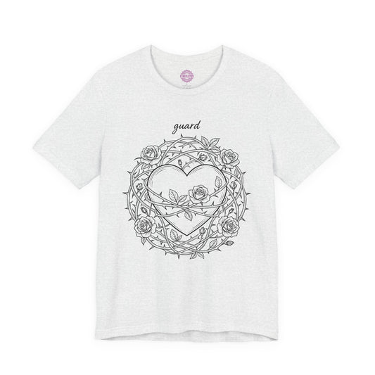 Guard Your Heart Rose Thorn Wreath Premium Unisex T-Shirt