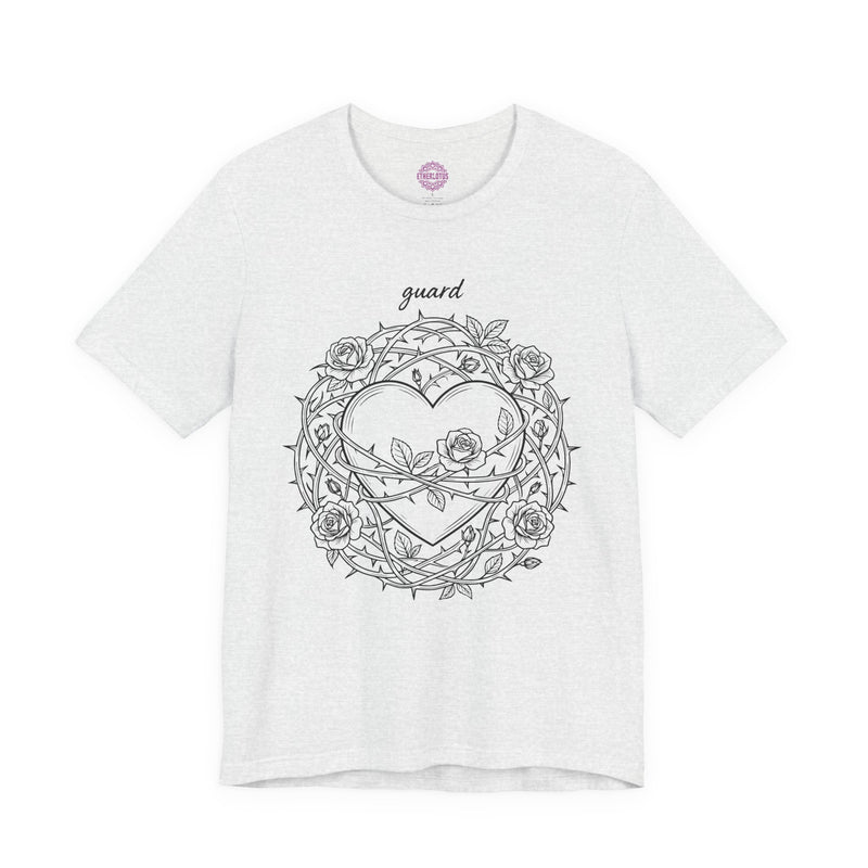 Guard Your Heart Rose Thorn Wreath Premium Unisex T-Shirt