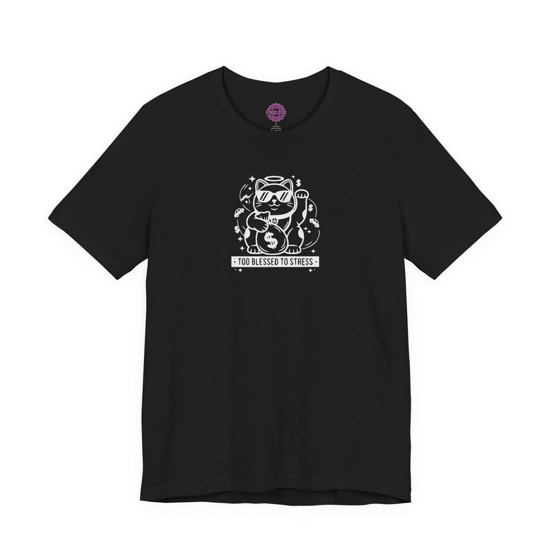 Too Blessed To Stress Abundance Premium Unisex T-Shirt