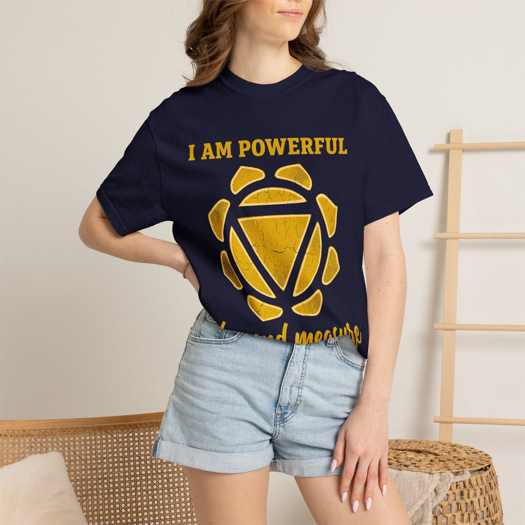 I Am Powerful Beyond Measure Solar Plexus Chakra Comfort Colors® Unisex T-Shirt
