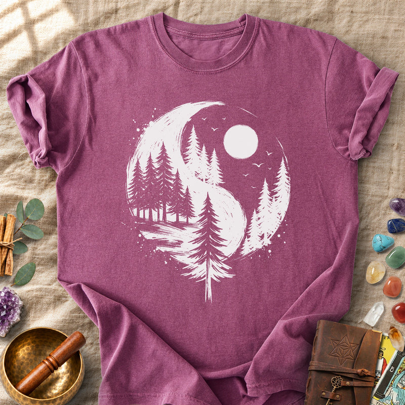 Yin Yang Forest Moon Comfort Colors® Unisex T-Shirt