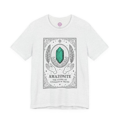 Amazonite Stone of Courage and Truth Premium Unisex T-Shirt