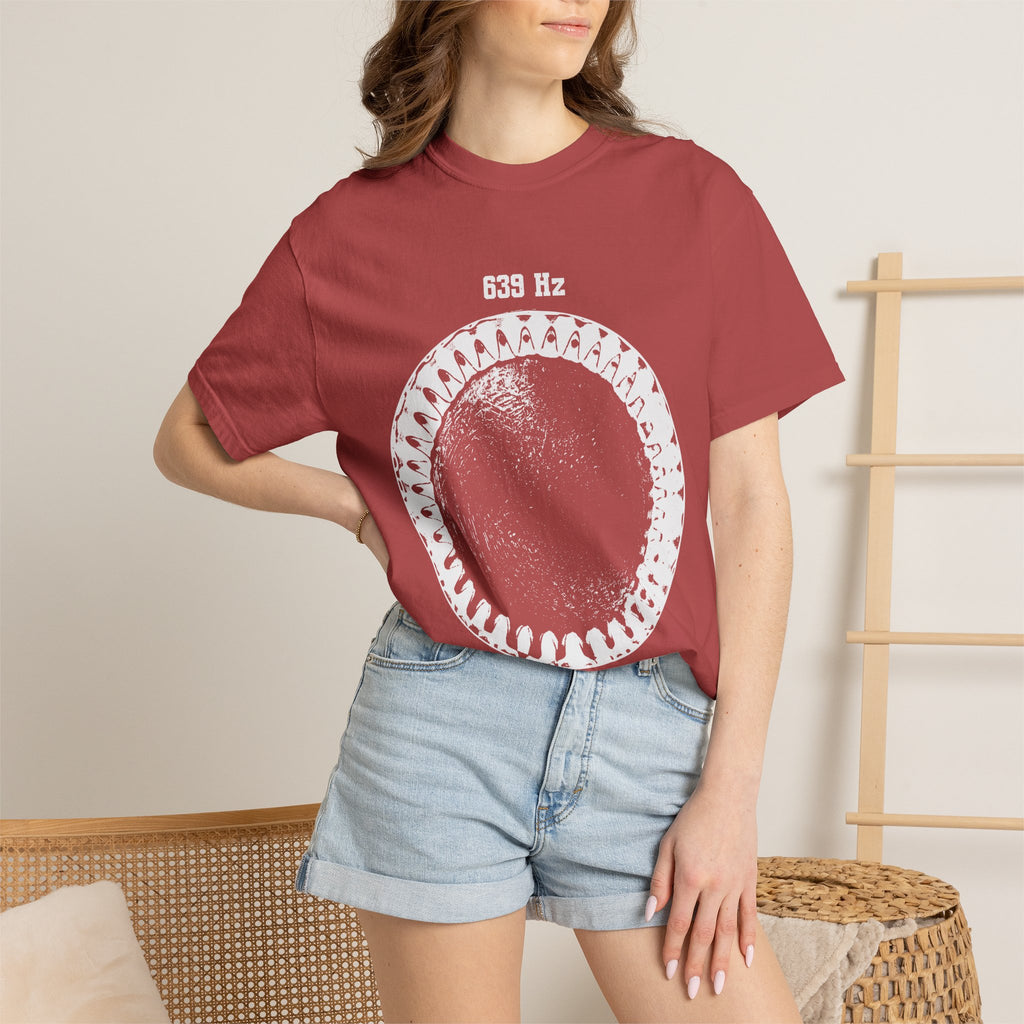 639 Hz Solfeggio Frequency Cymatics Connection Harmony Comfort Colors® Unisex T-Shirt