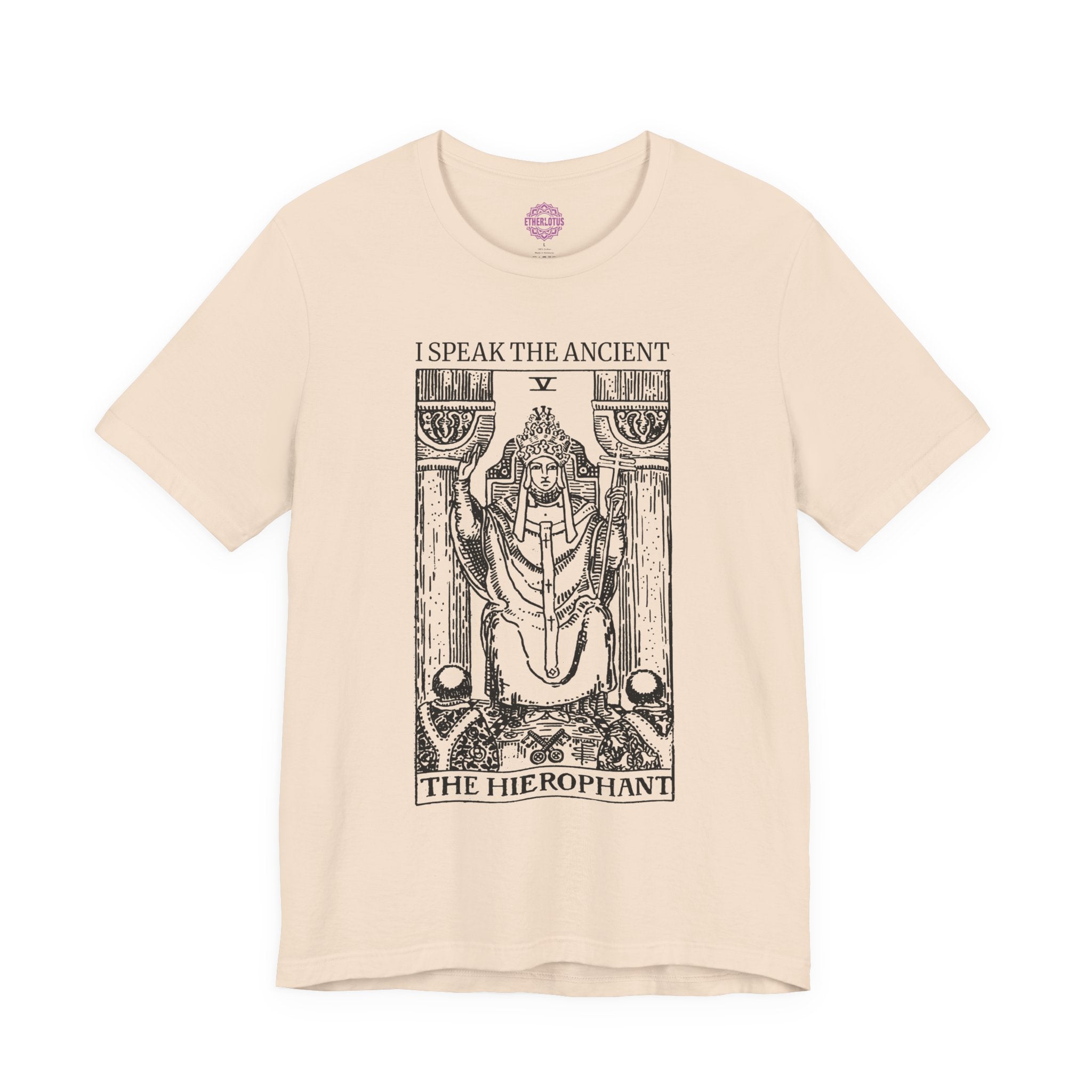 The Hierophant Speak The Ancient Tarot Premium Unisex T-Shirt