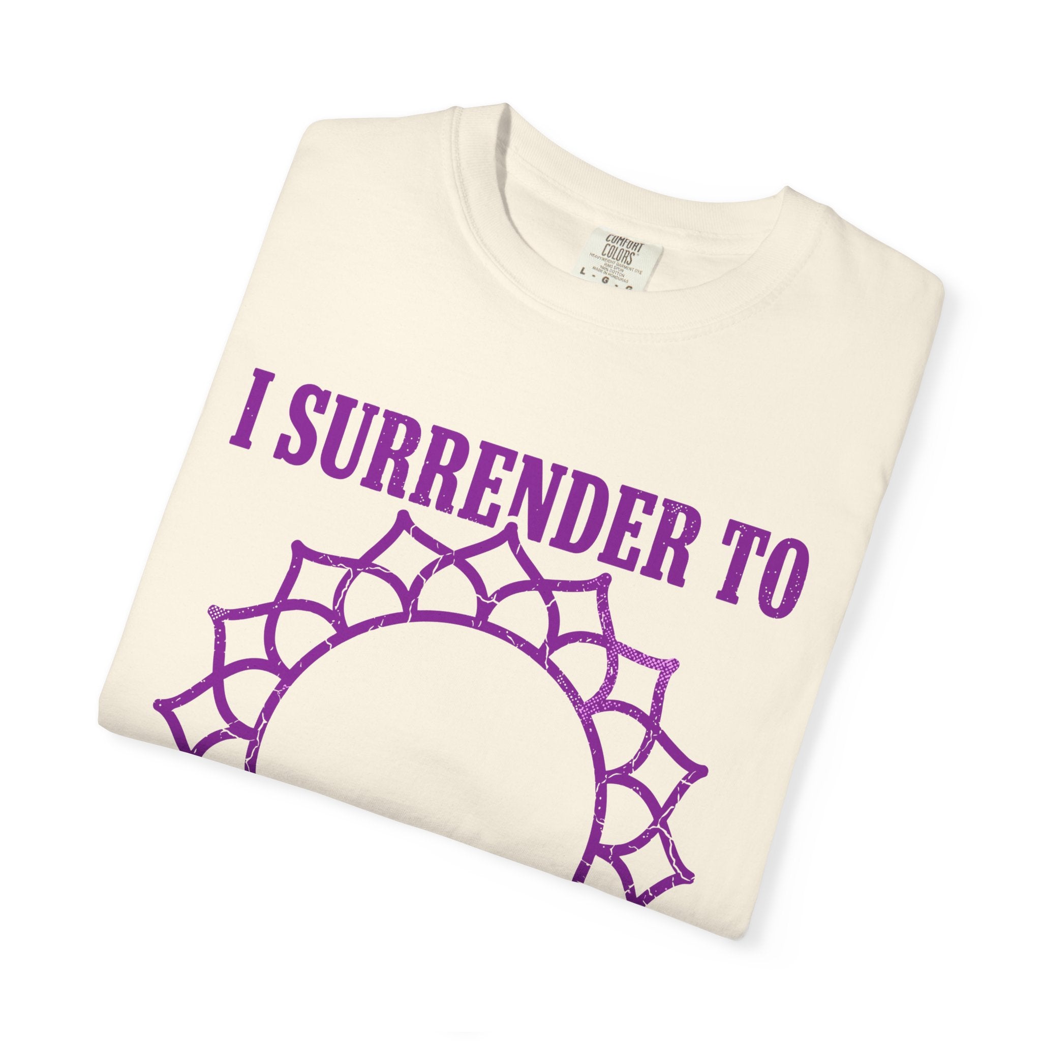26 I Surrender to the Flow of Divine Energy Crown Chakra Comfort Colors® Unisex T-Shirt