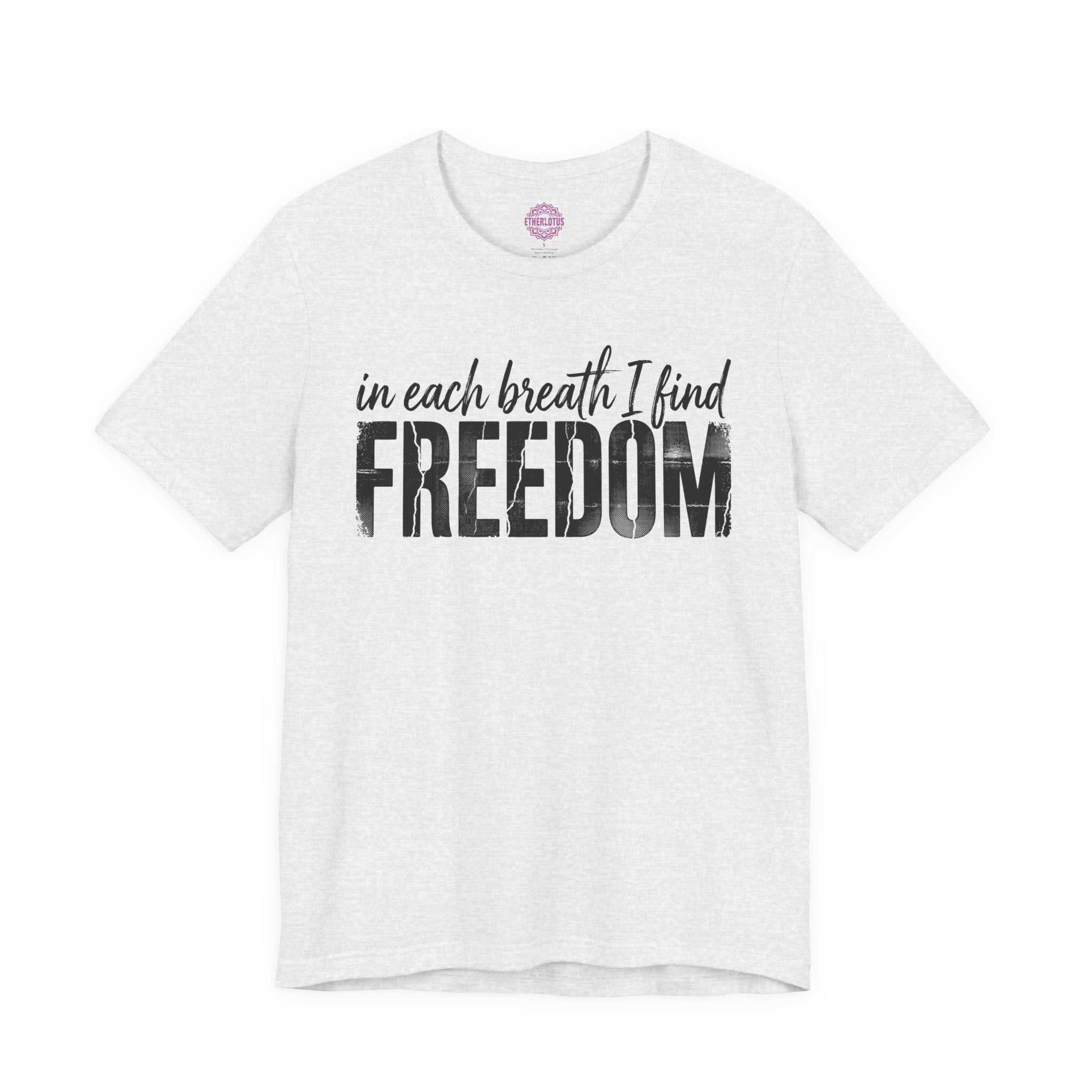 In Each Breath I Find Freedom Yoga Premium Unisex T-Shirt