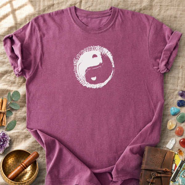 Yin Yang Raw Scribble Sketch Comfort Colors® Unisex T-Shirt