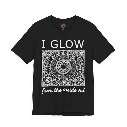 I Glow From The Inside Out Mandala Premium Unisex T-Shirt