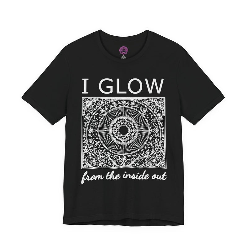 I Glow From The Inside Out Mandala Premium Unisex T-Shirt