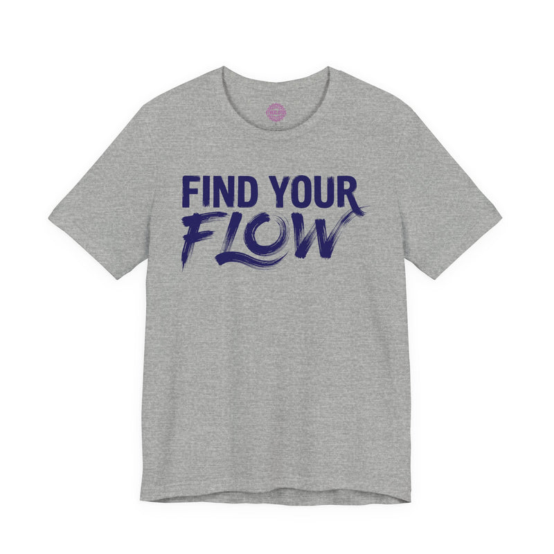 Find Your Flow Yoga Brushstroke Premium Unisex T-Shirt