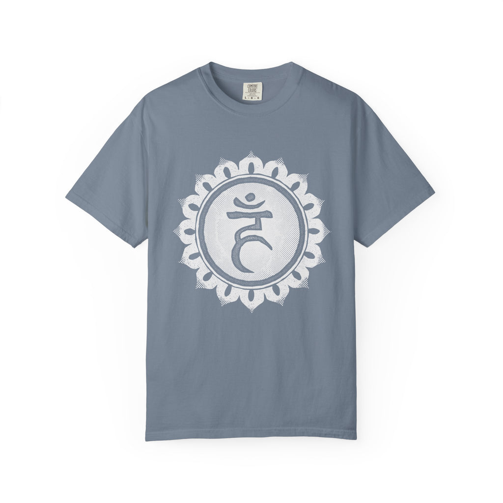 Ham Bija Vishuddha Throat Chakra Symbol Sacred Geometry Comfort Colors® Unisex T-Shirt
