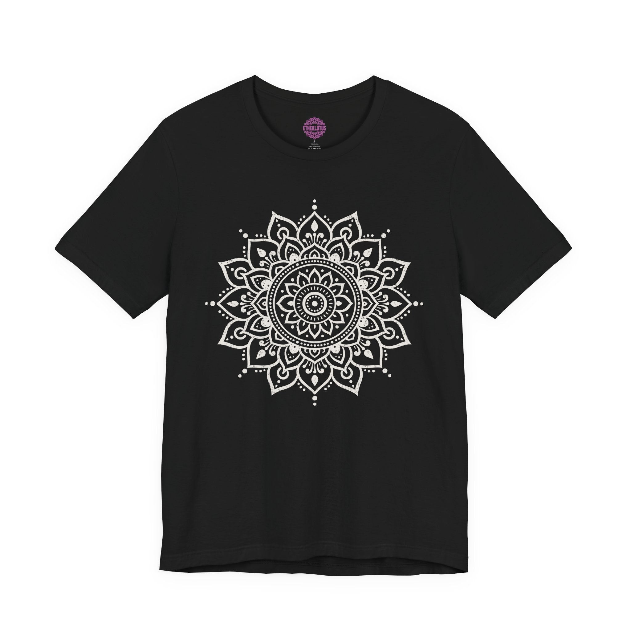 Mandala Sacred Lotus Geometric Spiritual Vintage Premium Unisex T-Shirt