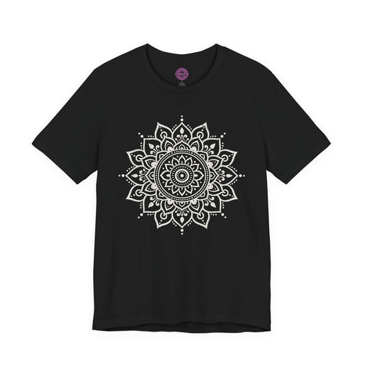 Mandala Sacred Lotus Geometric Spiritual Vintage Premium Unisex T-Shirt