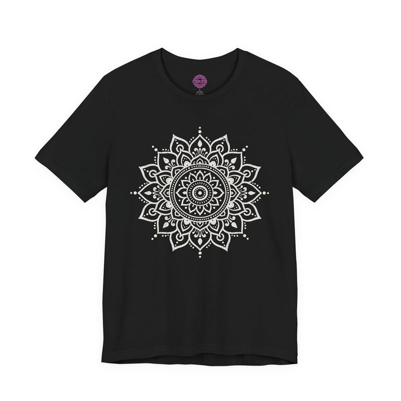 Mandala Sacred Lotus Geometric Spiritual Vintage Premium Unisex T-Shirt