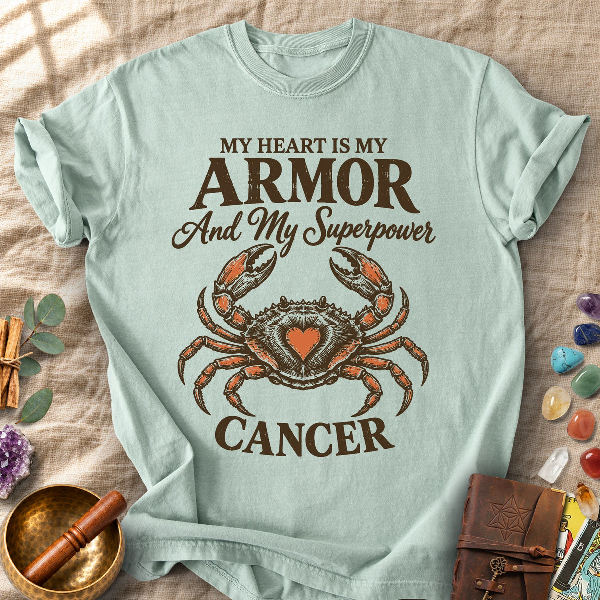 Cancer Heart Is My Armor Comfort Colors® Unisex T-Shirt
