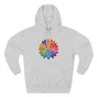 Full Spectrum Chakra Leaf Mandala Premium Unisex Hoodie