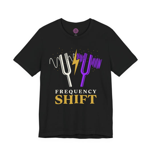 Frequency Shift Tuning Fork Vibration Premium Unisex T-Shirt