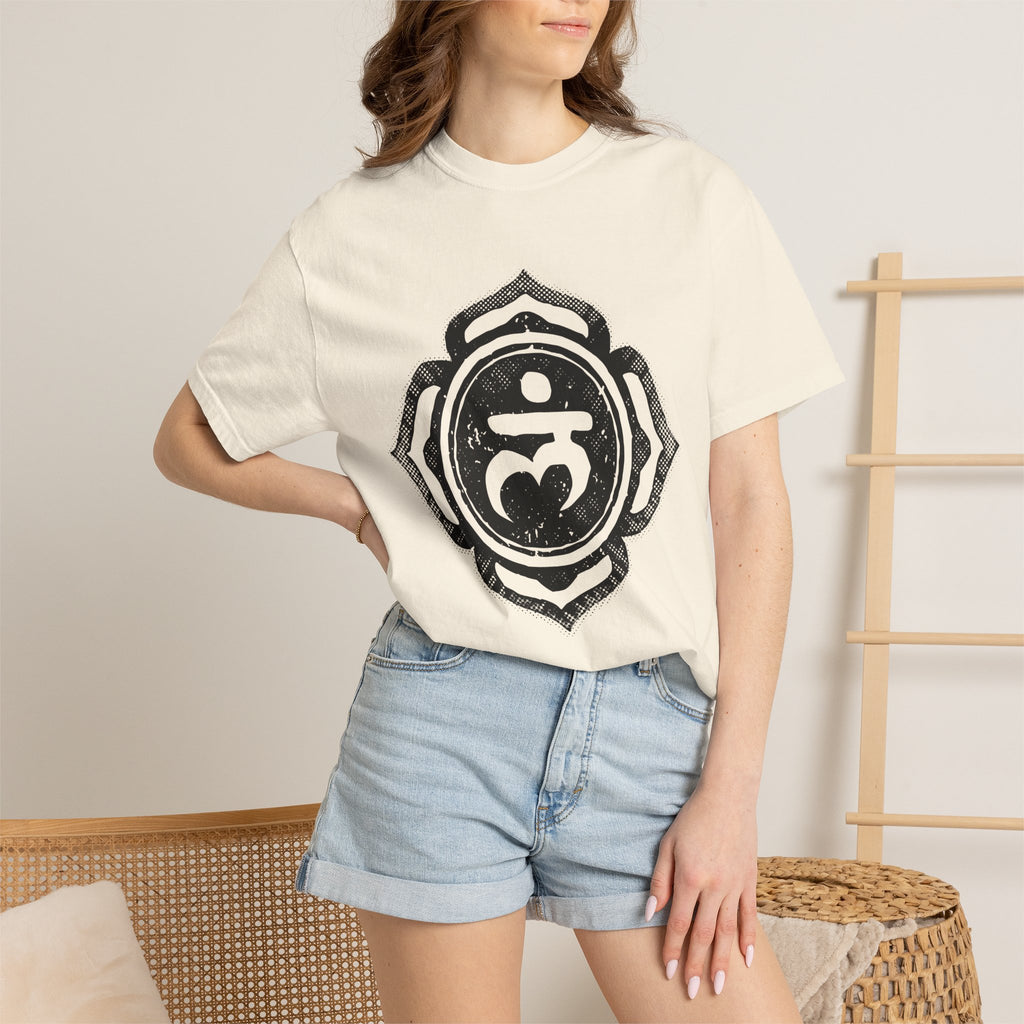 28 Lam Bija Muladhara Root Chakra Symbol Sacred Geometry Comfort Colors® Unisex T-Shirt