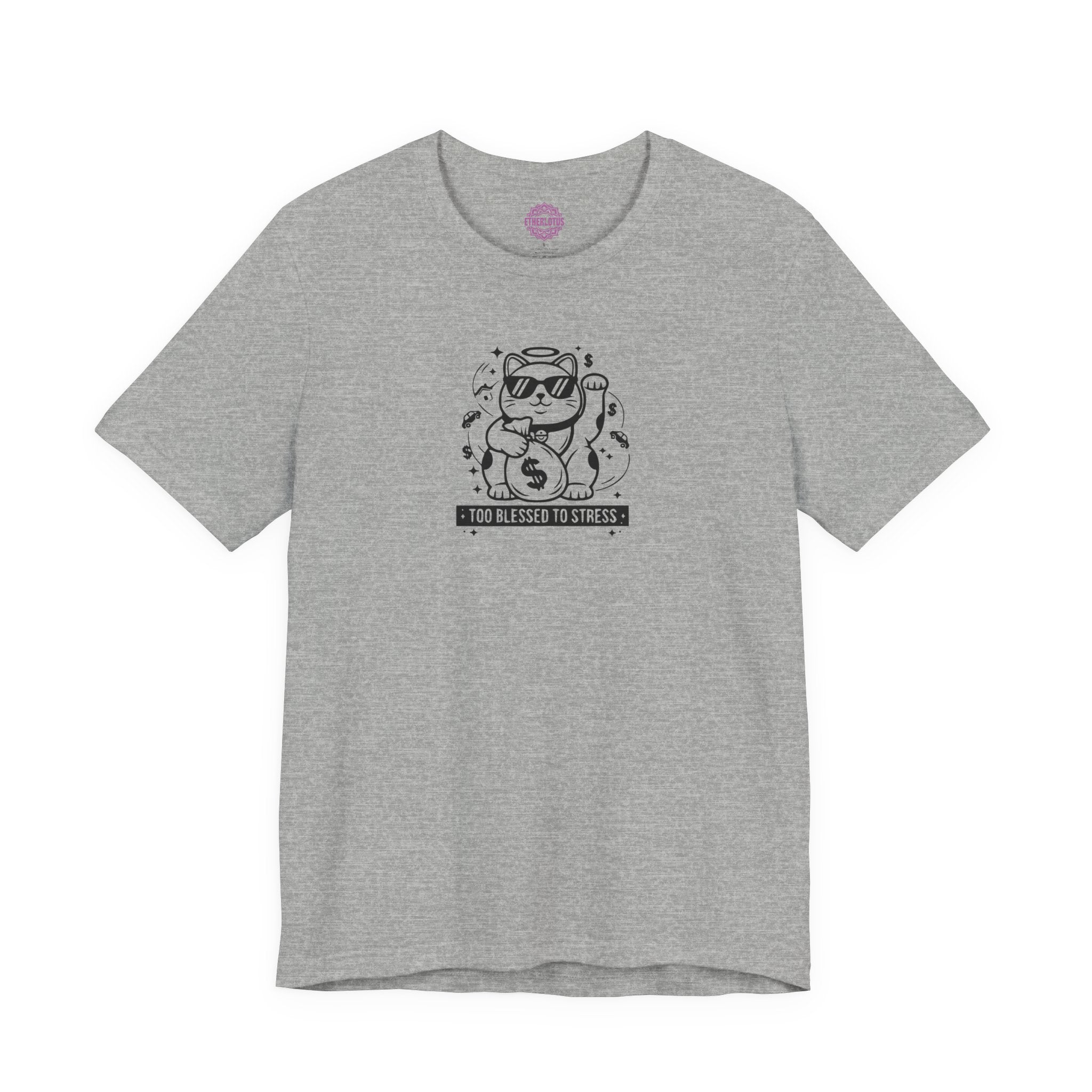 Too Blessed To Stress Abundance Premium Unisex T-Shirt