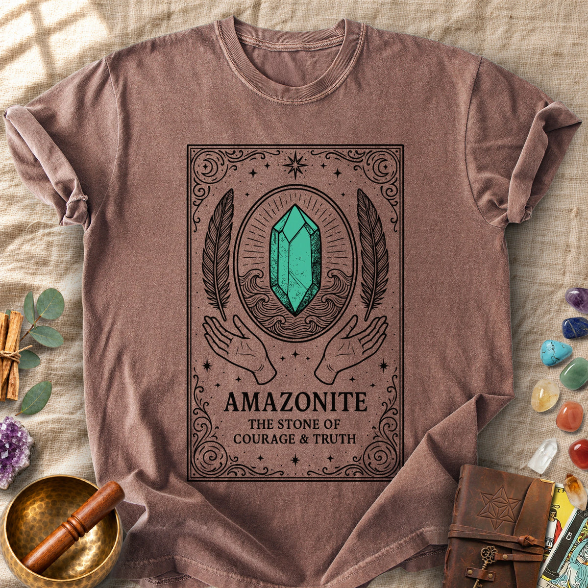 Amazonite The Stone of Courage and Truth Comfort Colors® Unisex T-Shirt