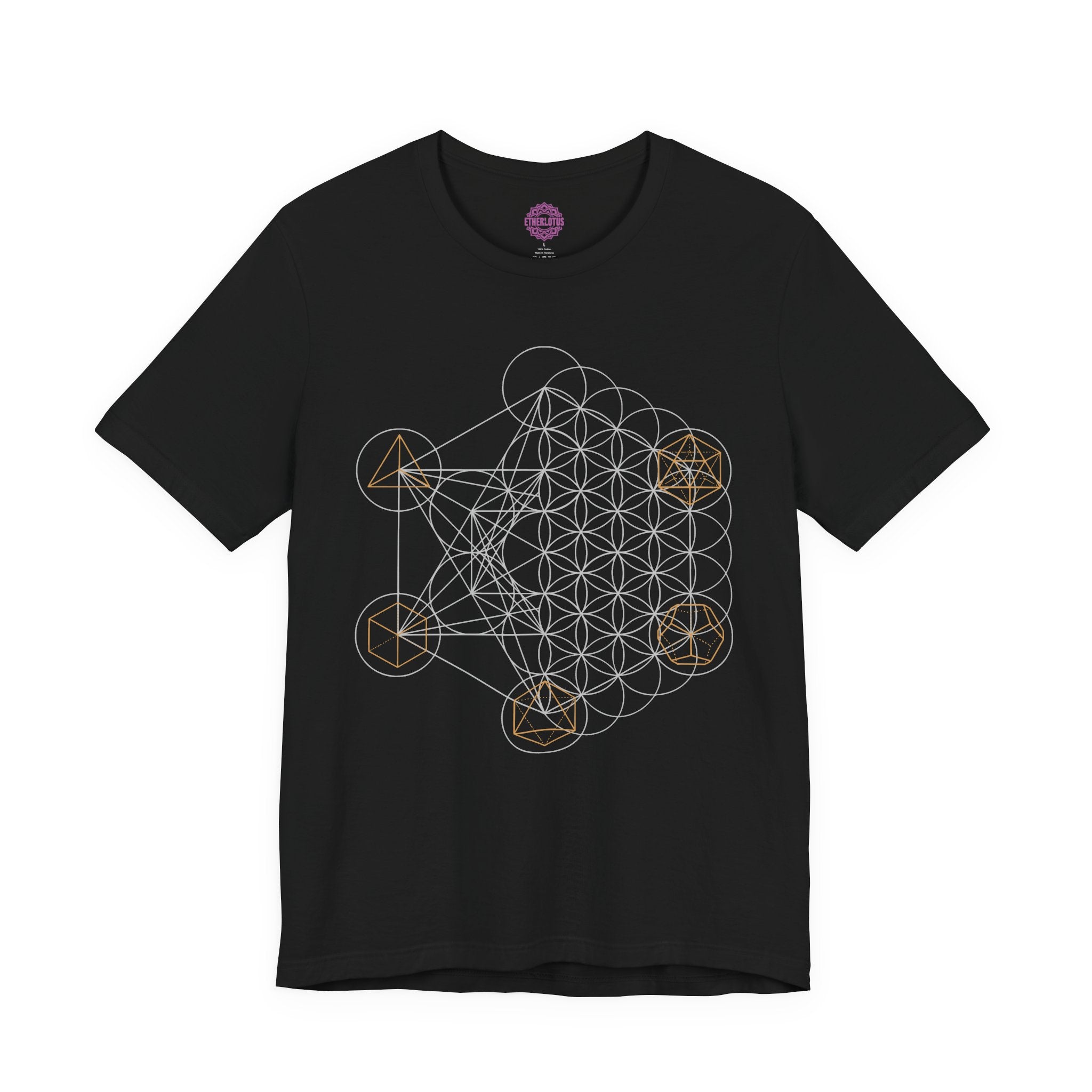 Metatron's Cube Divine Blueprint Sacred Geometry Premium Unisex T-Shirt
