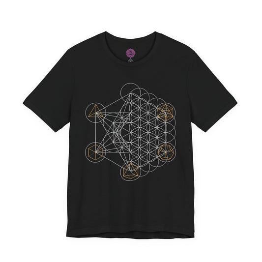 Metatron's Cube Divine Blueprint Sacred Geometry Premium Unisex T-Shirt