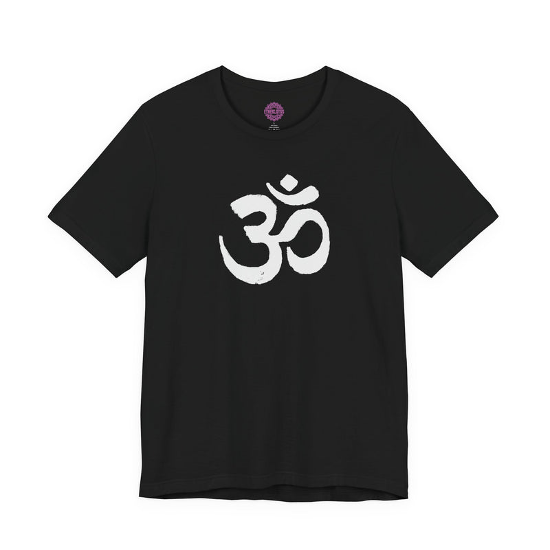 Om Brush Stroke Sacred Sound Meditation Premium Unisex T-Shirt