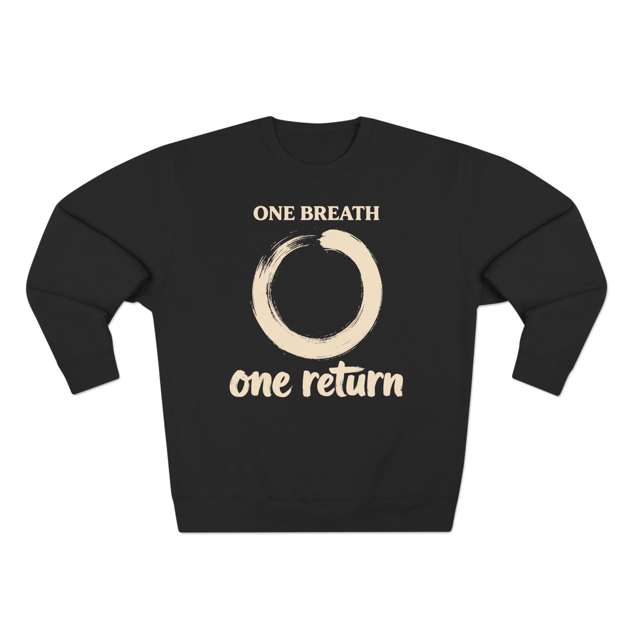 One Breath One Return Enso Circle Premium Unisex Sweatshirt