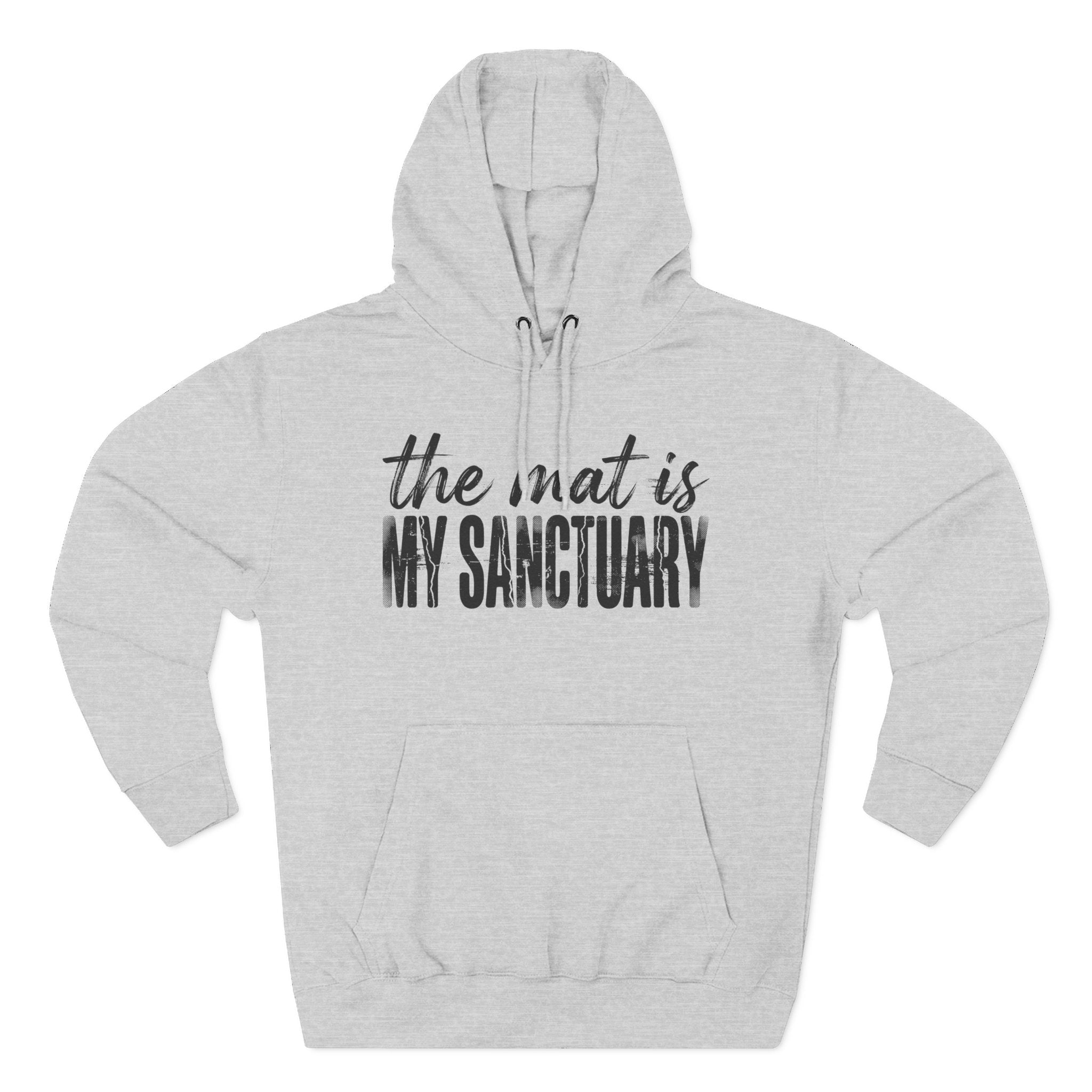 The Mat Is My Sanctuary Yoga Premium Unisex Hoodie