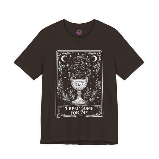 I Keep Some For Me Cosmic Chalice Premium Unisex T-Shirt