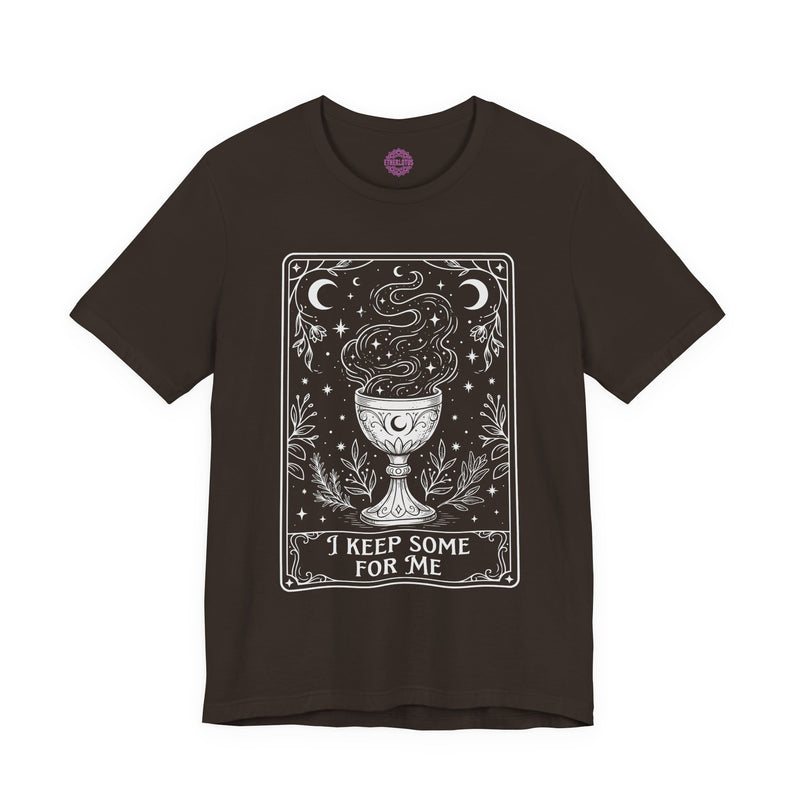 I Keep Some For Me Cosmic Chalice Premium Unisex T-Shirt