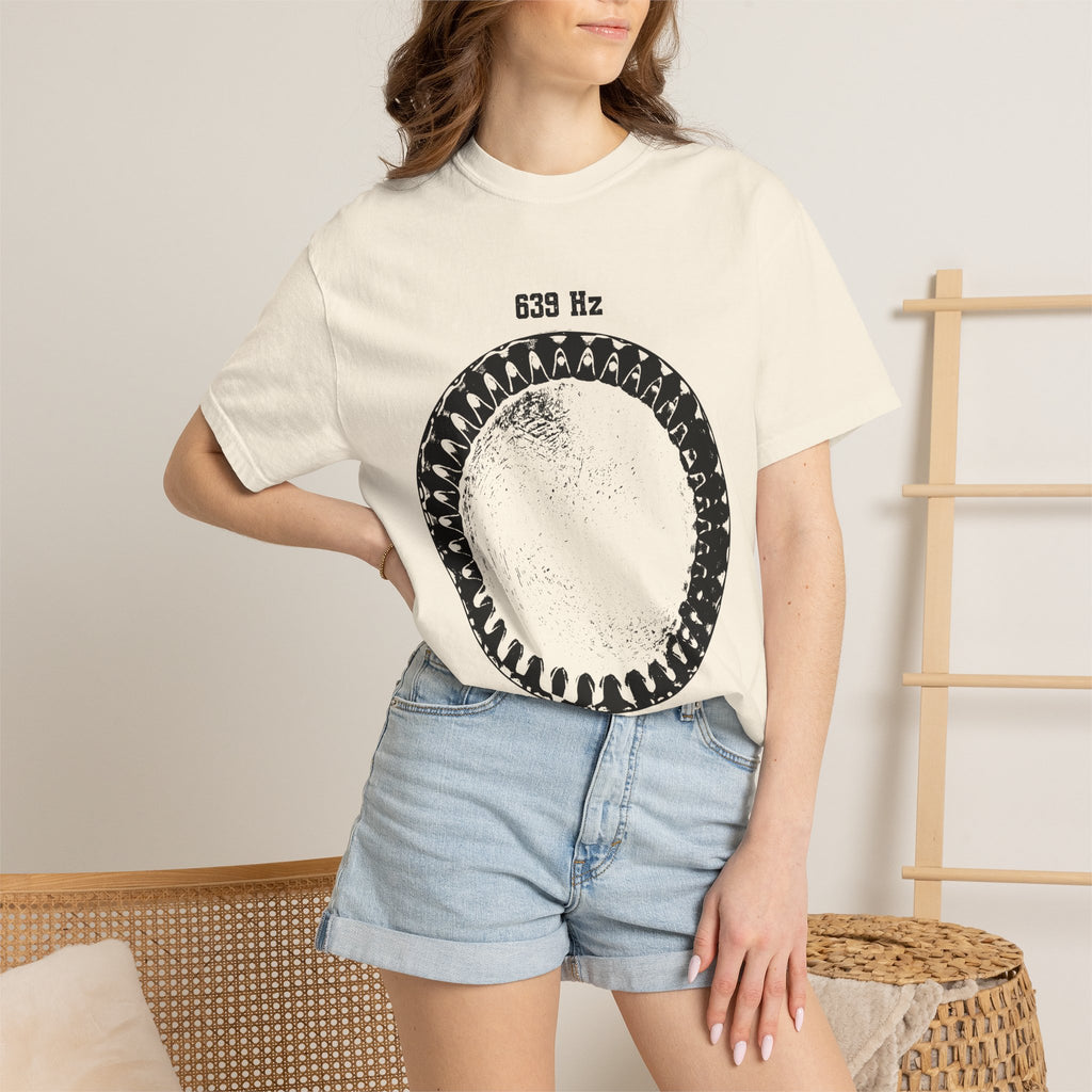 639 Hz Solfeggio Frequency Cymatics Connection Harmony Comfort Colors® Unisex T-Shirt