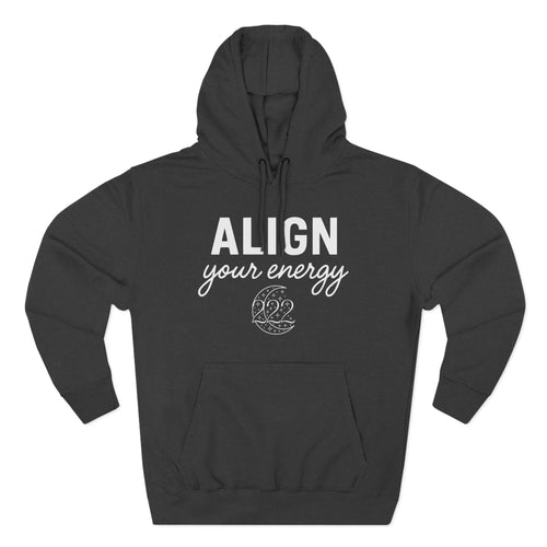 Align Your Energy 222 Angel Number Premium Unisex Hoodie
