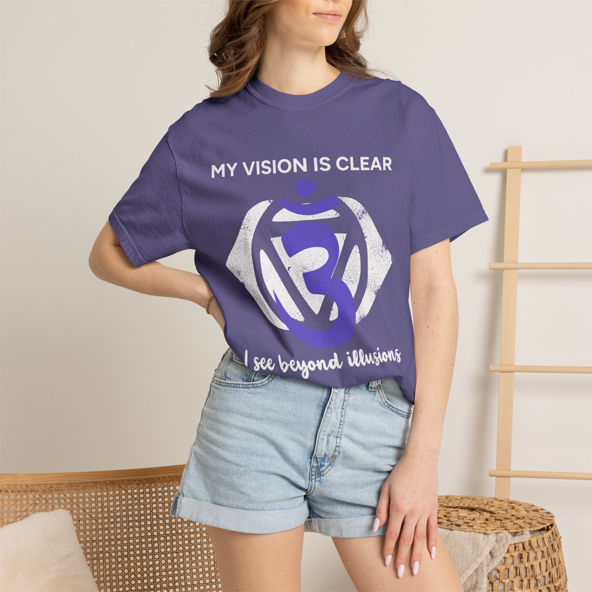 My Vision Is Clear I See Beyond Illusions Third Eye Chakra Comfort Colors® Unisex T-Shirt