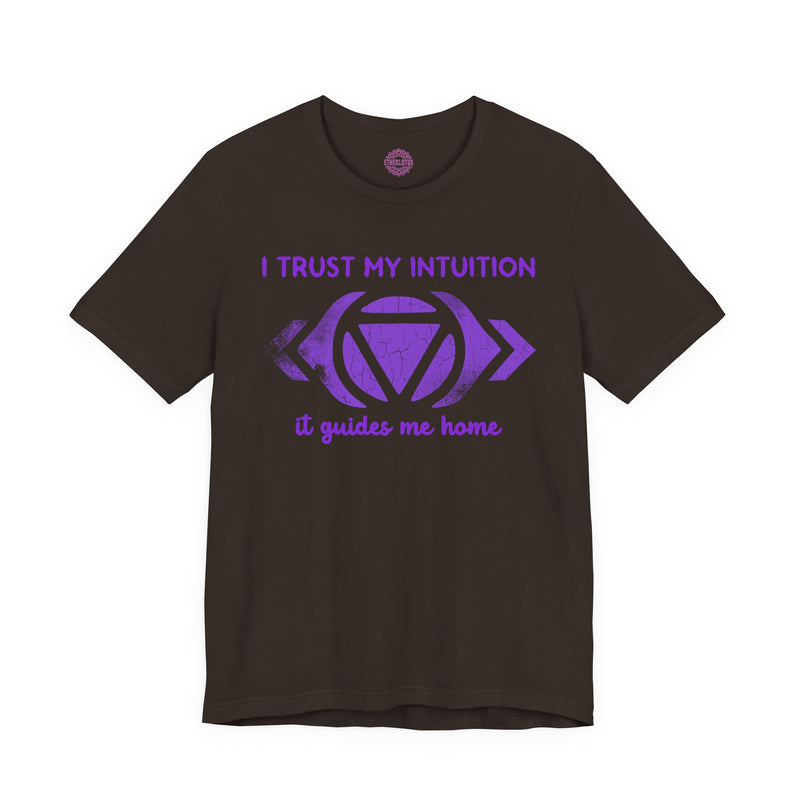 I Trust My Intuition It Guides Me Home Third Eye Chakra b Premium Unisex T-Shirt