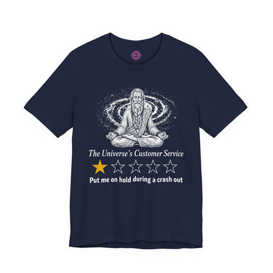 Universe Customer Service One Star Review Premium Unisex T-Shirt