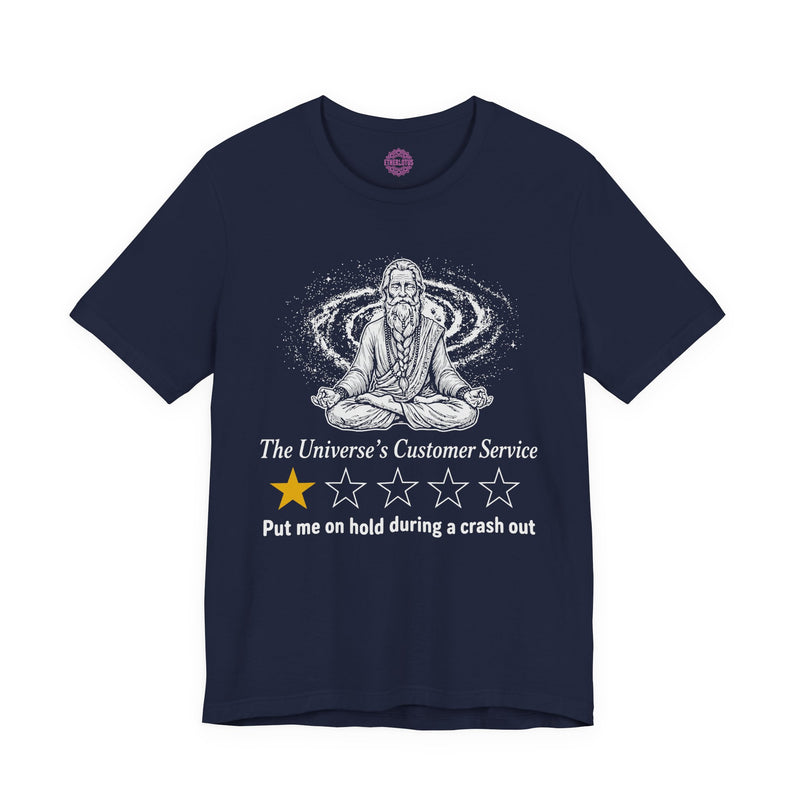 Universe Customer Service One Star Review Premium Unisex T-Shirt
