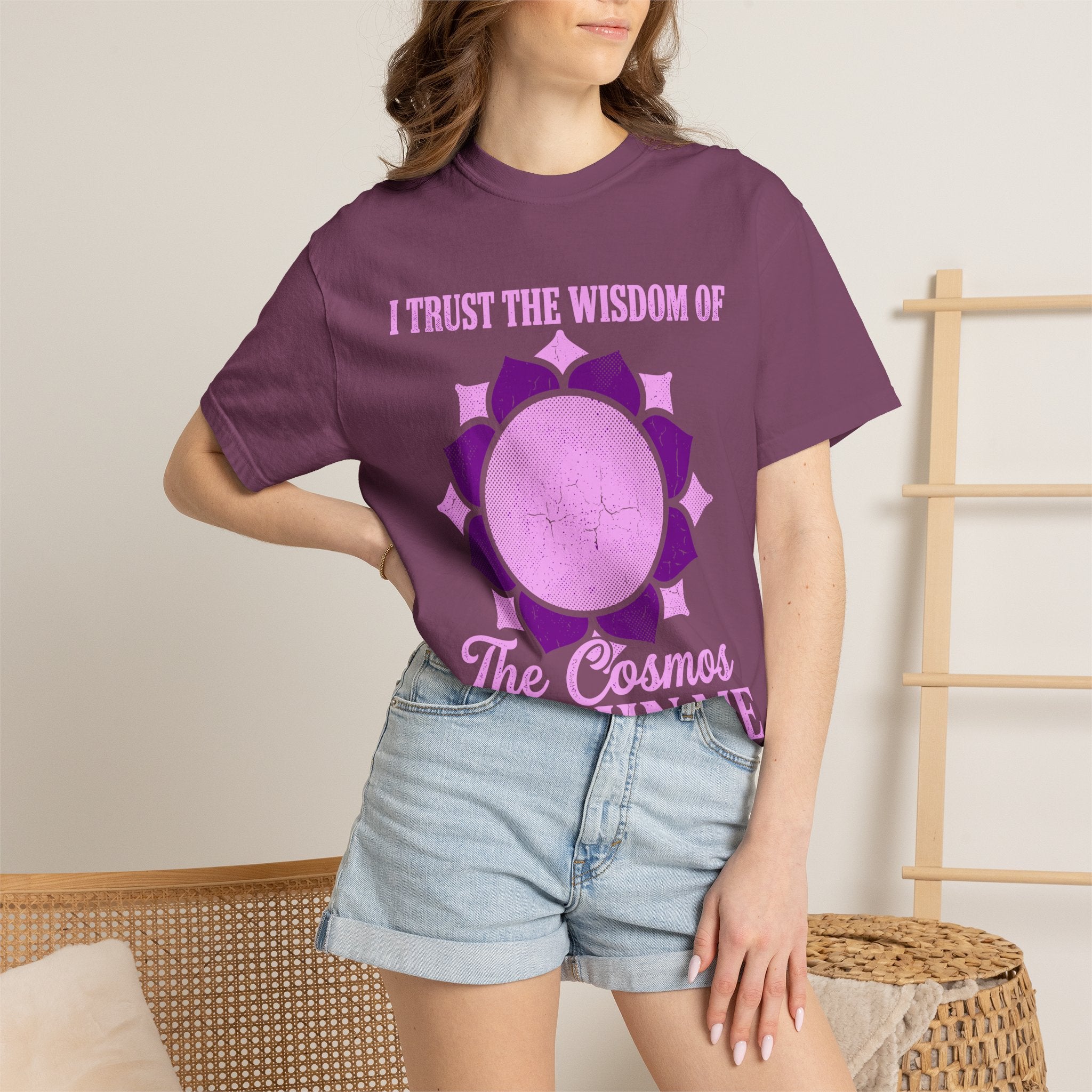 27 I Trust the Wisdom of the Cosmos Within Me Crown Chakra Comfort Colors® Unisex T-Shirt