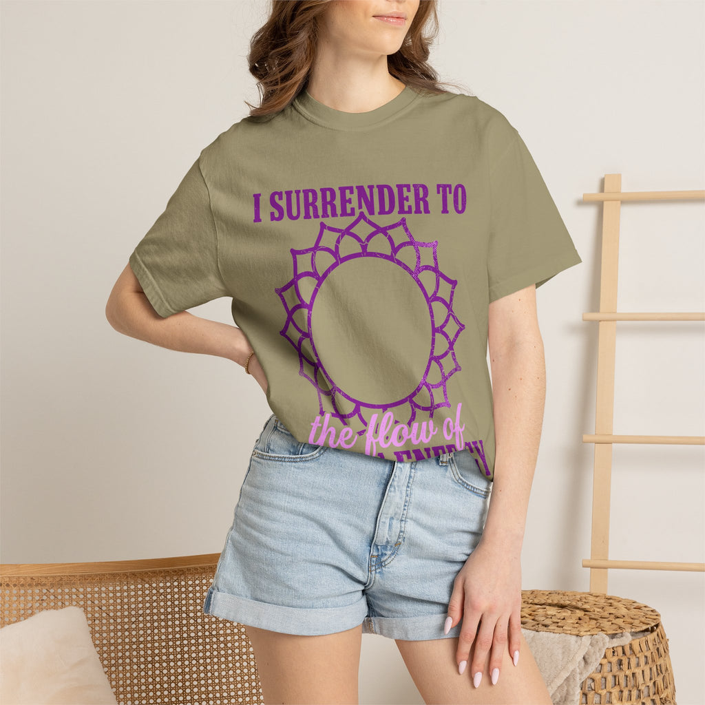 26 I Surrender to the Flow of Divine Energy Crown Chakra Comfort Colors® Unisex T-Shirt