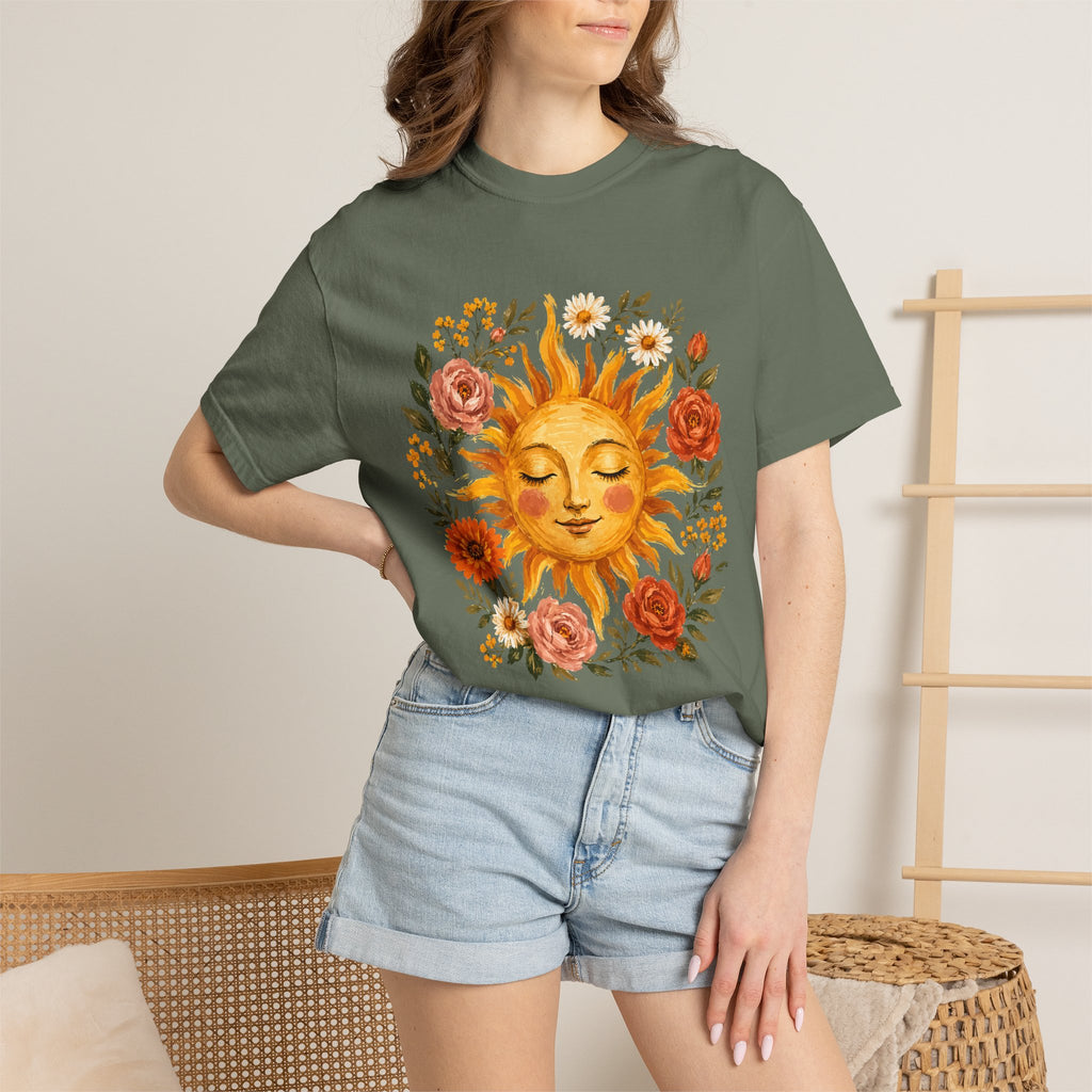 Sacred Blooming Sun Comfort Colors® Unisex T-Shirt
