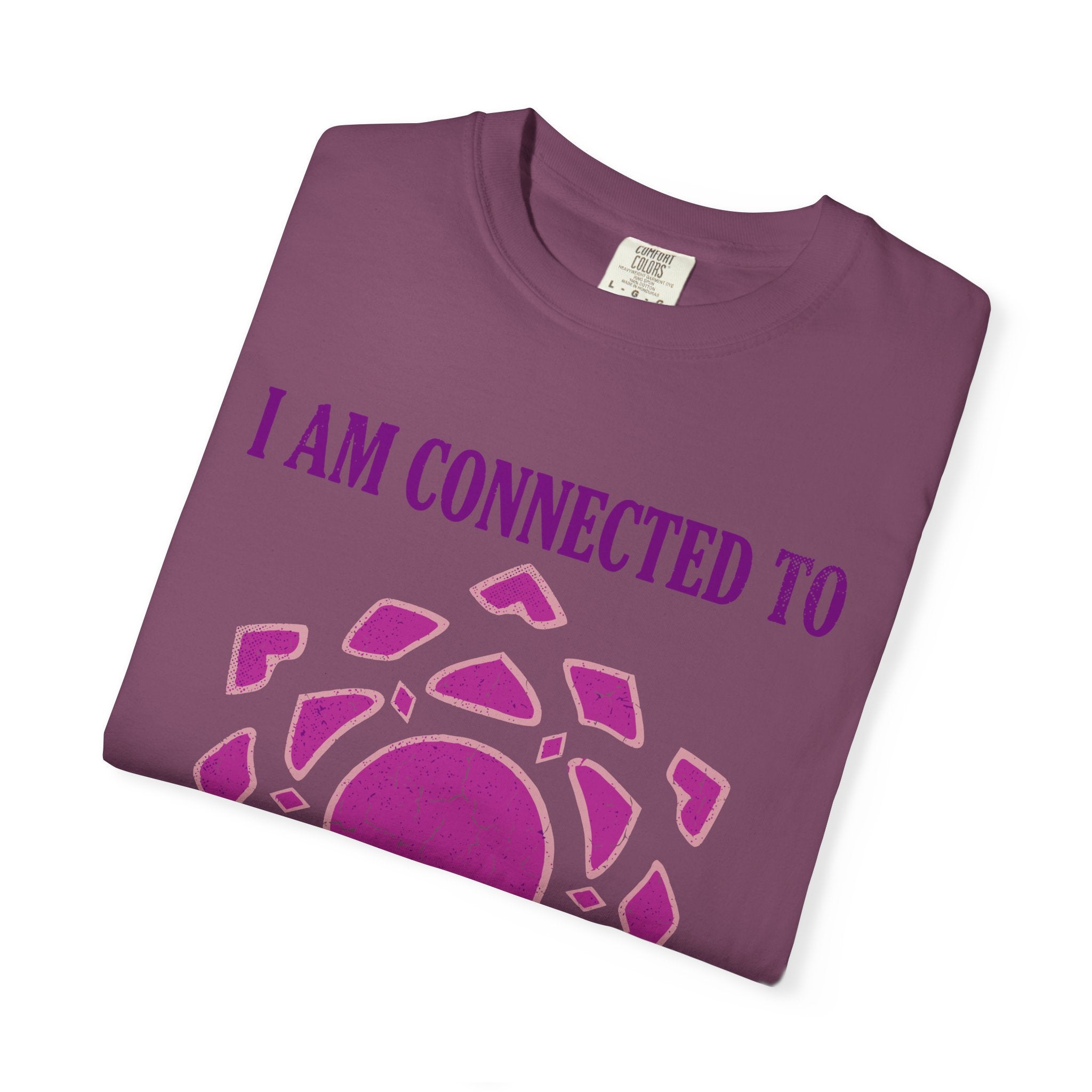 I Am Connected to the Infinite Crown Chakra Sahasrara Comfort Colors® Unisex T-Shirt
