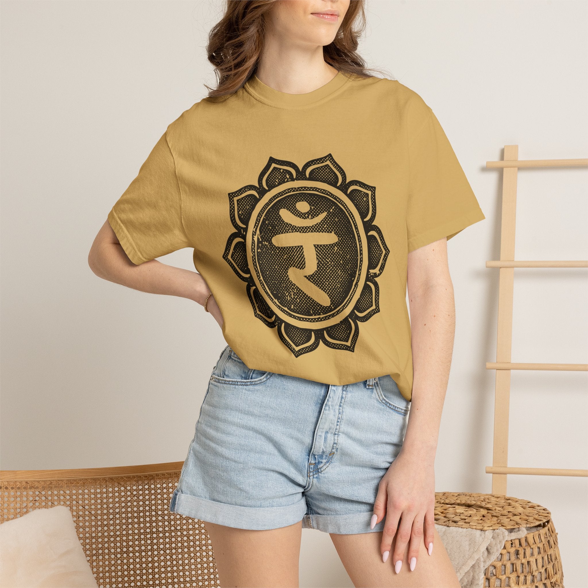 Ram Bija Manipura Solar Plexus Chakra Symbol Sacred Geometry Comfort Colors® Unisex T-Shirt