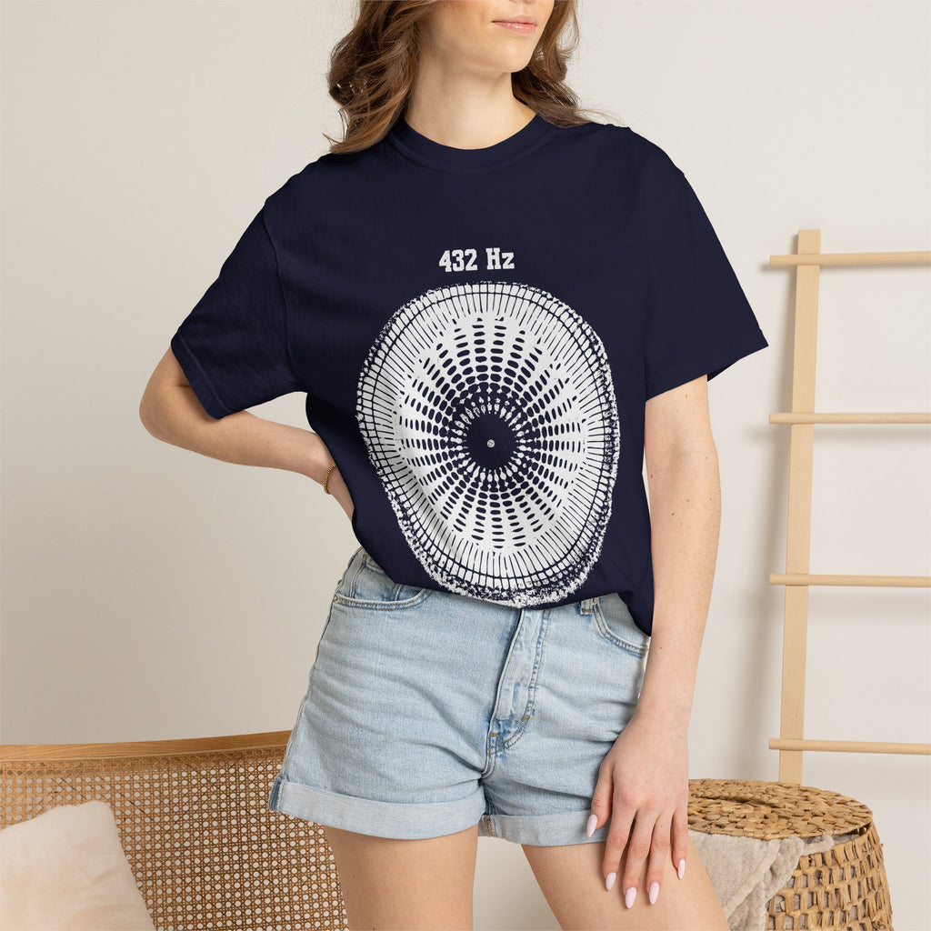 432 Hz Natural Tuning Cymatics Sacred Frequency Wellness Comfort Colors® Unisex T-Shirt
