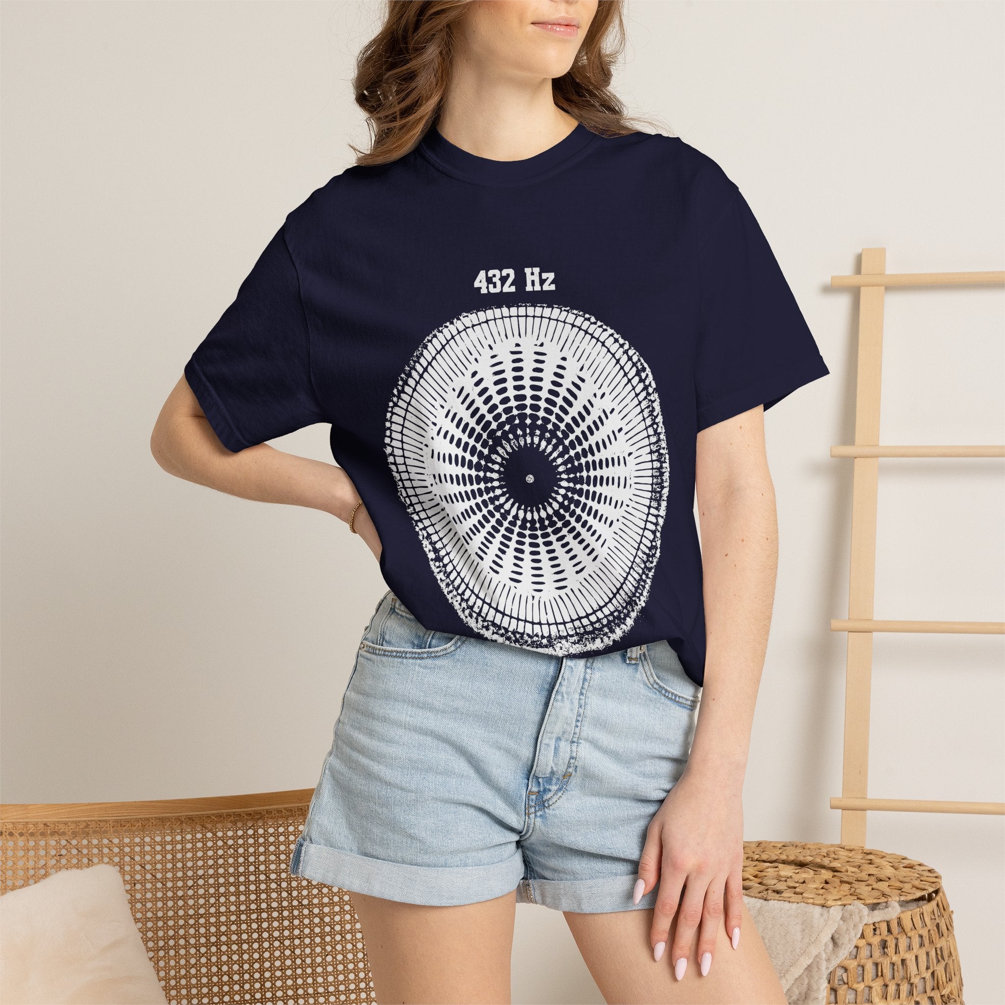 432 Hz Natural Tuning Cymatics Sacred Frequency Wellness Comfort Colors® Unisex T-Shirt
