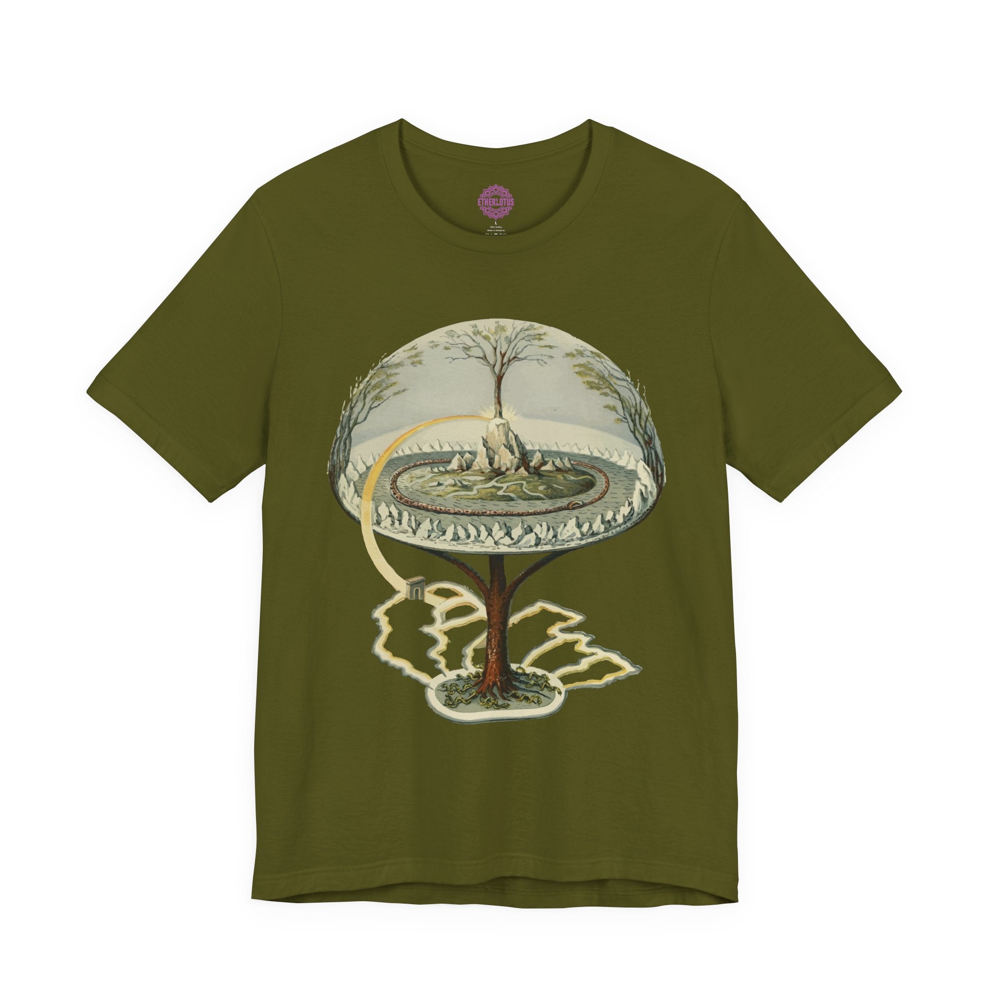 Yggdrasil World Tree Cosmic Connection Premium Unisex T-Shirt