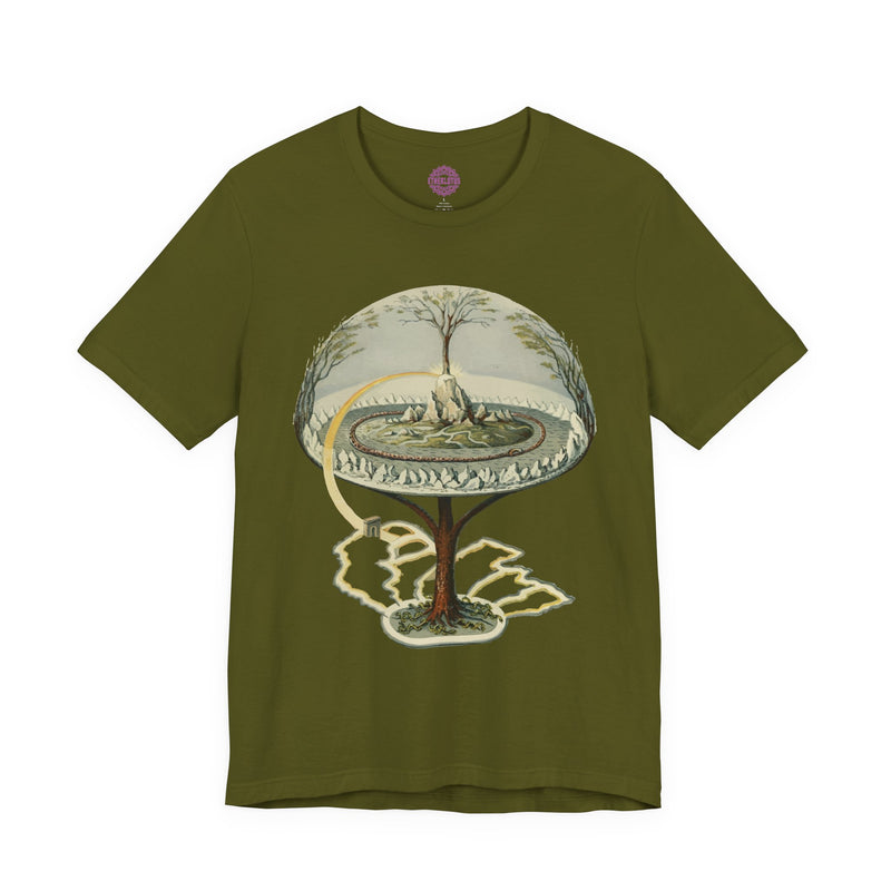 Yggdrasil World Tree Cosmic Connection Premium Unisex T-Shirt